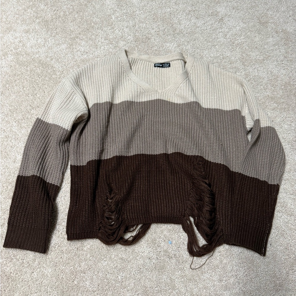 Knit Distressed Sweater